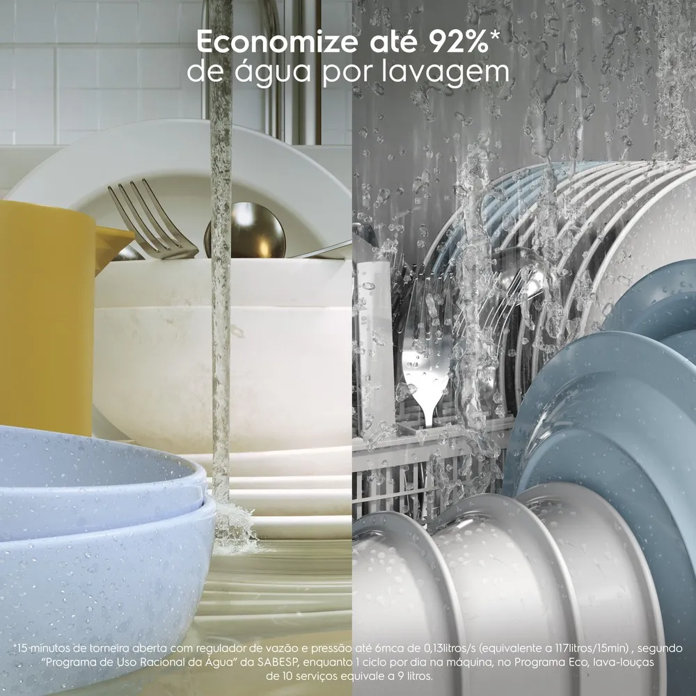 Lava-Louça Electrolux 10 Serviços Preta com Programa Lava e Seca 50 min (LP10E)