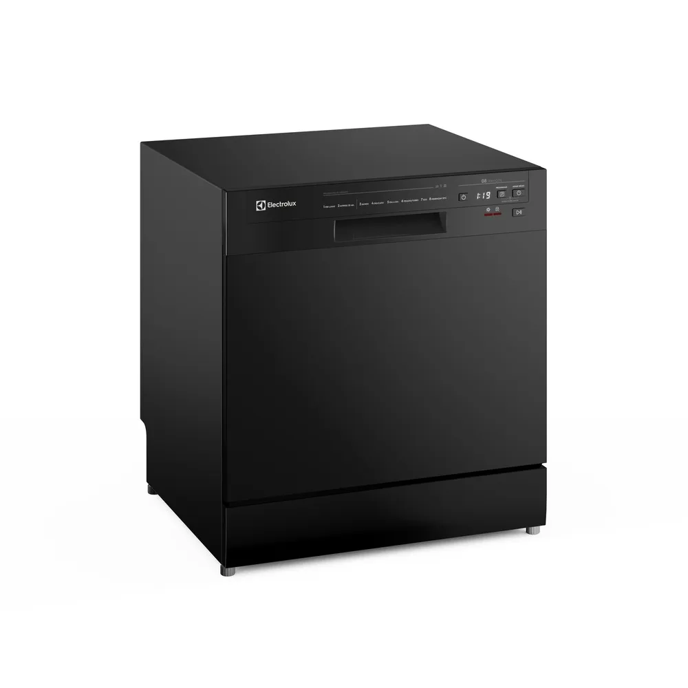 Lava-Louça Electrolux 8 Serviços Preta com Programa Lava e Seca 50 min (LP08E)