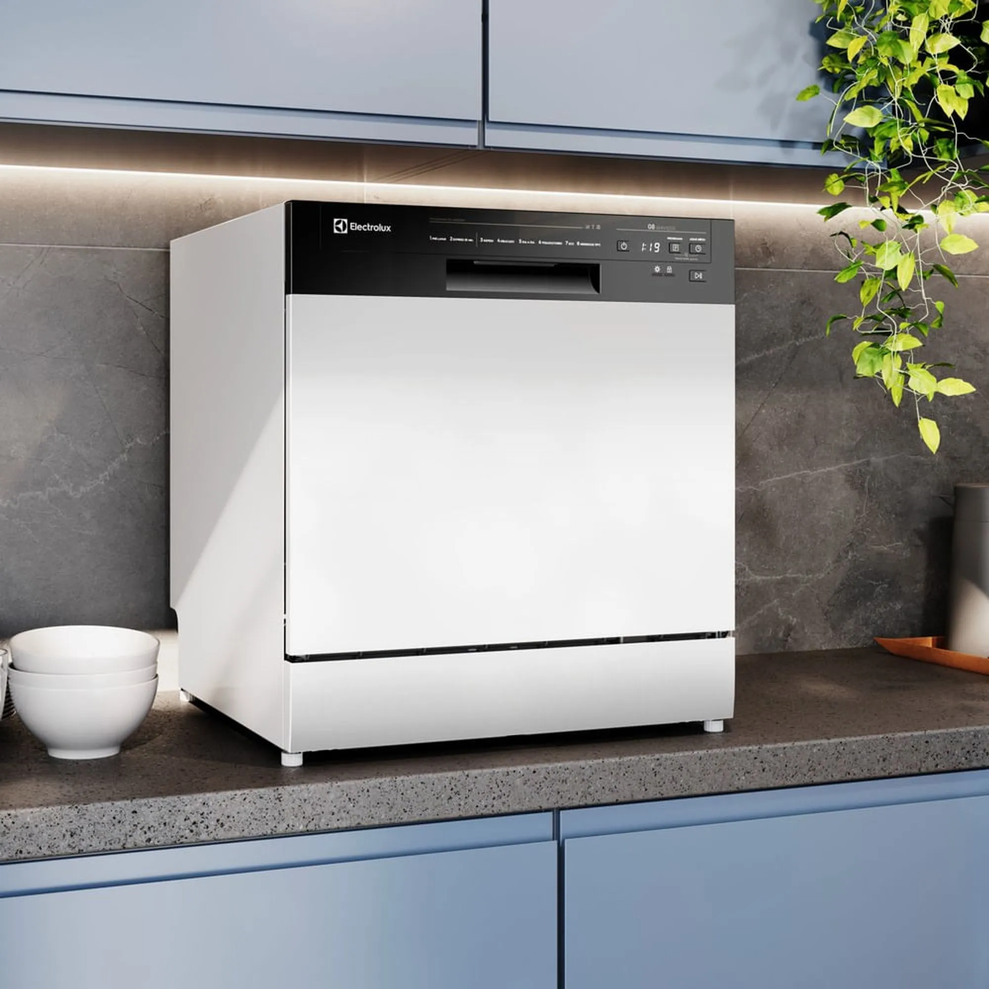 Lava-Louça Electrolux 8 Serviços Branca com Programa Lava & Seca 50 min (LB08E)