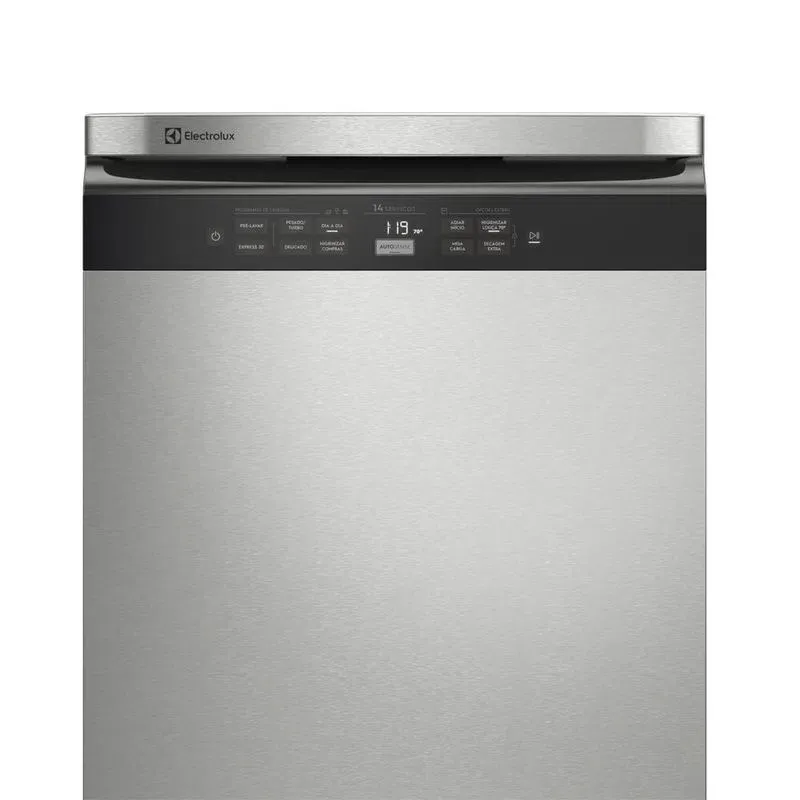 Lava-Louças Electrolux 14 Serviços Inox com Função Higienizar Compras (LL14X)