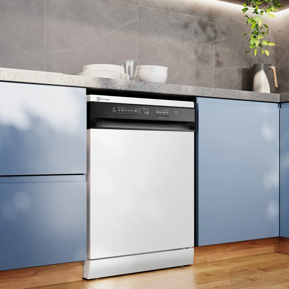 Lava-Louça Electrolux 14 Serviços Branca com Programa Lava & Seca 50 min (LB14E)
