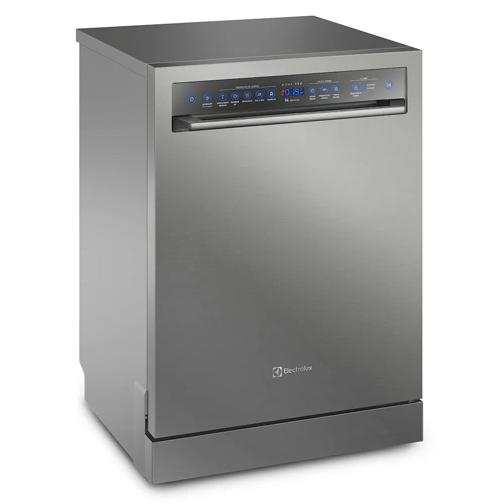 Lava-Louças Electrolux 14 Serviços Inox Home Pro com Função Higienizar (LP14X)