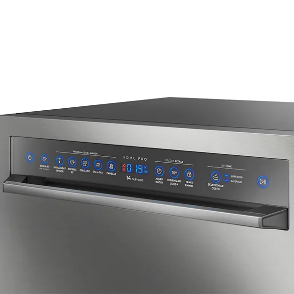 Lava-Louças Electrolux 14 Serviços Inox Home Pro com Função Higienizar (LP14X)