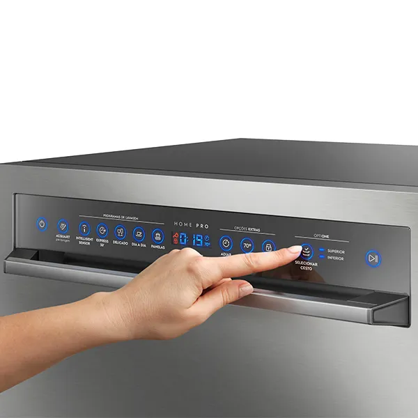 Lava-Louças Electrolux 14 Serviços Inox Home Pro com Função Higienizar (LP14X)