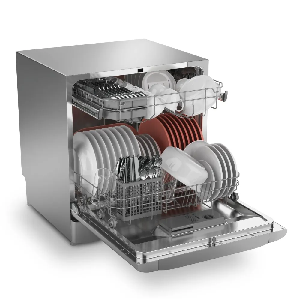 Lava-Louças Electrolux 8 Serviços Inox Compacta com Programa Eco (LE08S)