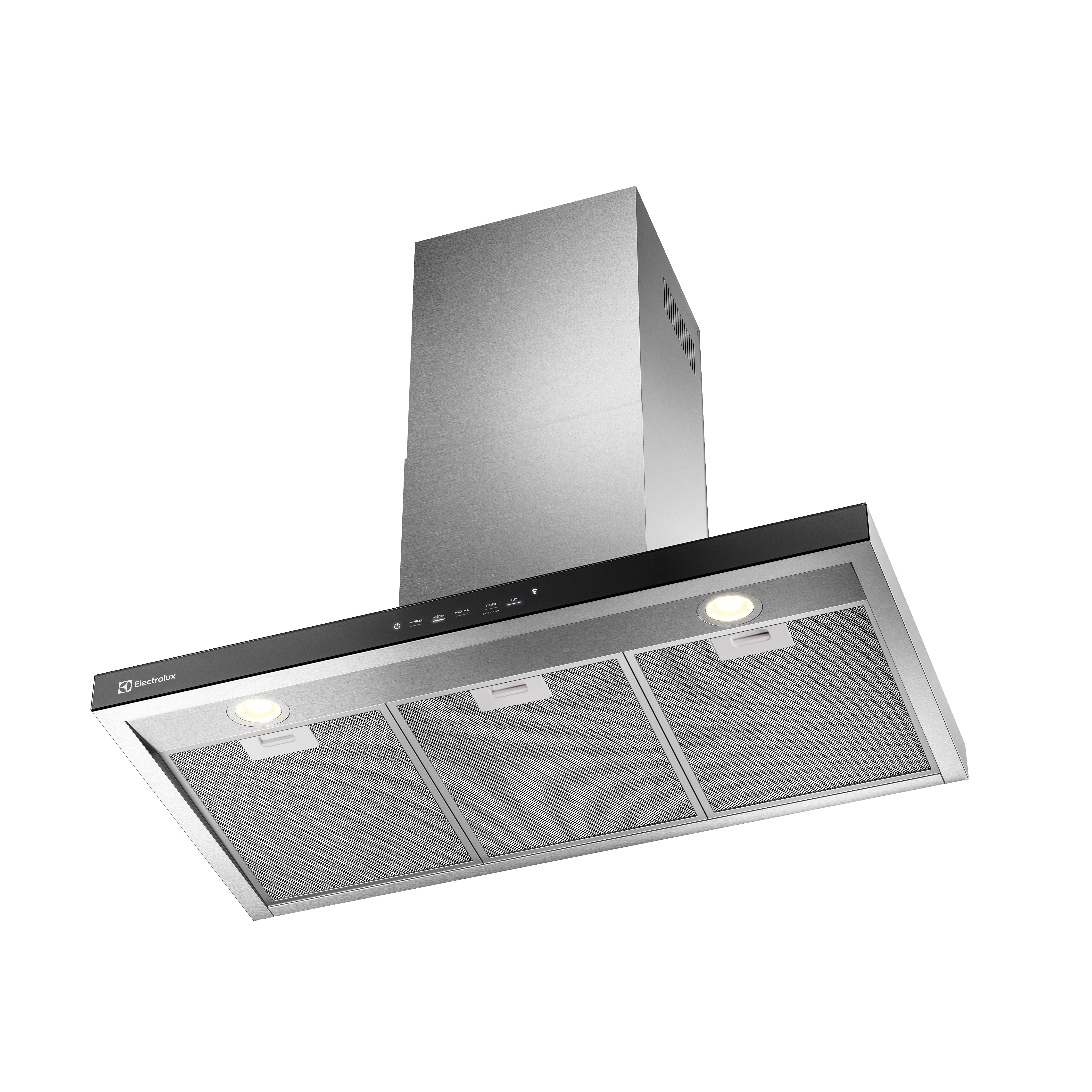 Coifa de Parede Electrolux 90cm Inox Experience com Inteligência Artificial e Alto Poder Sucção (CE9TF)