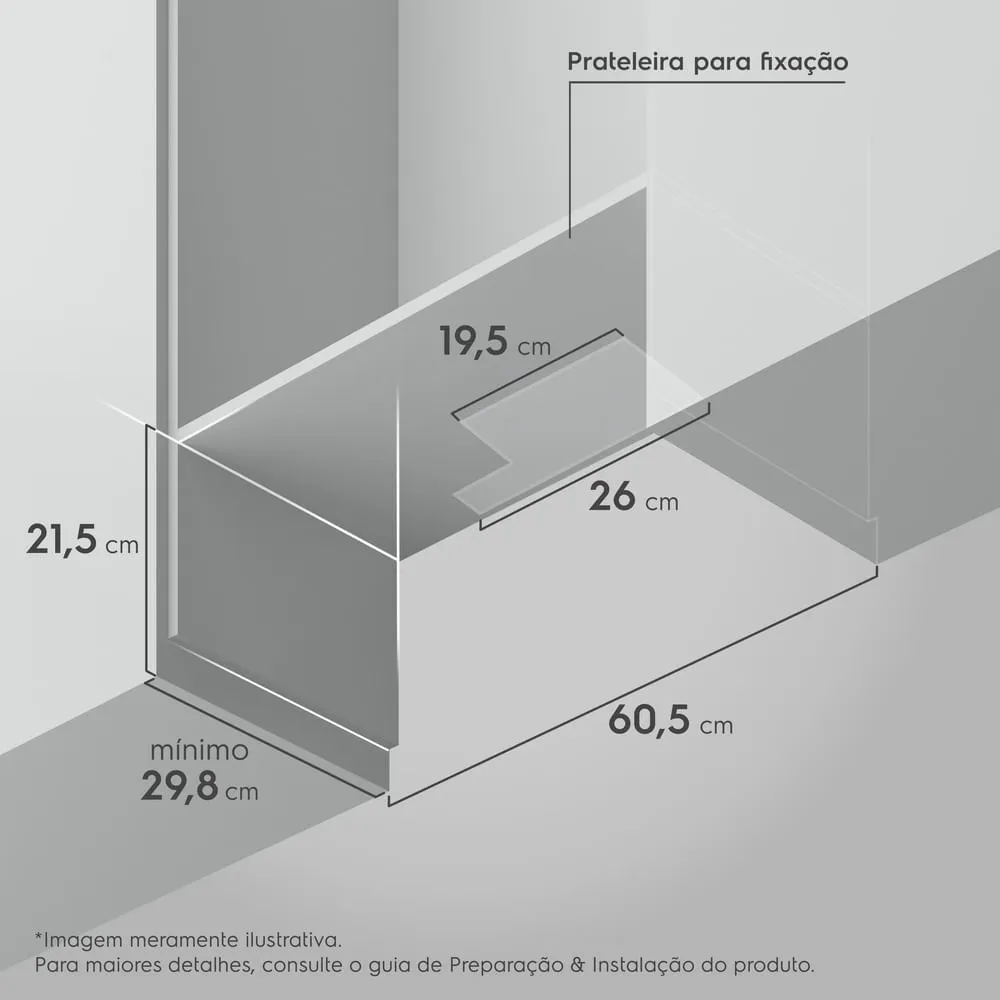 Depurador de Ar Electrolux 60cm Retrátil Inox Efficient com Luz de Led (DE6RS)