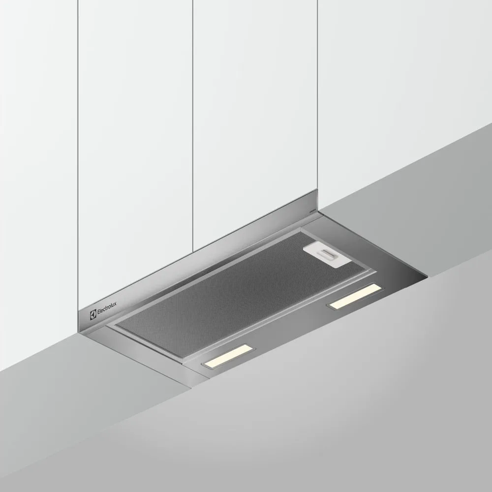 Depurador de Ar Electrolux 60cm Retrátil Inox Efficient com Luz de Led (DE6RS)