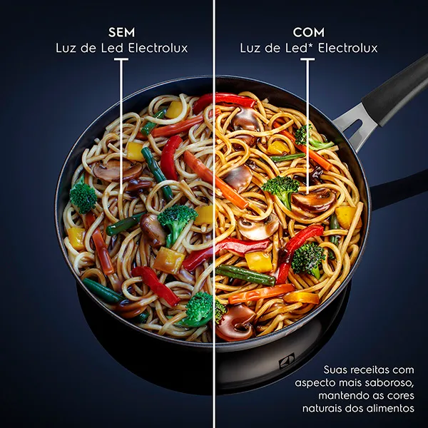 Coifa de Ilha Electrolux 90cm de Vidro Efficient com Luz de Led (CE9IX)