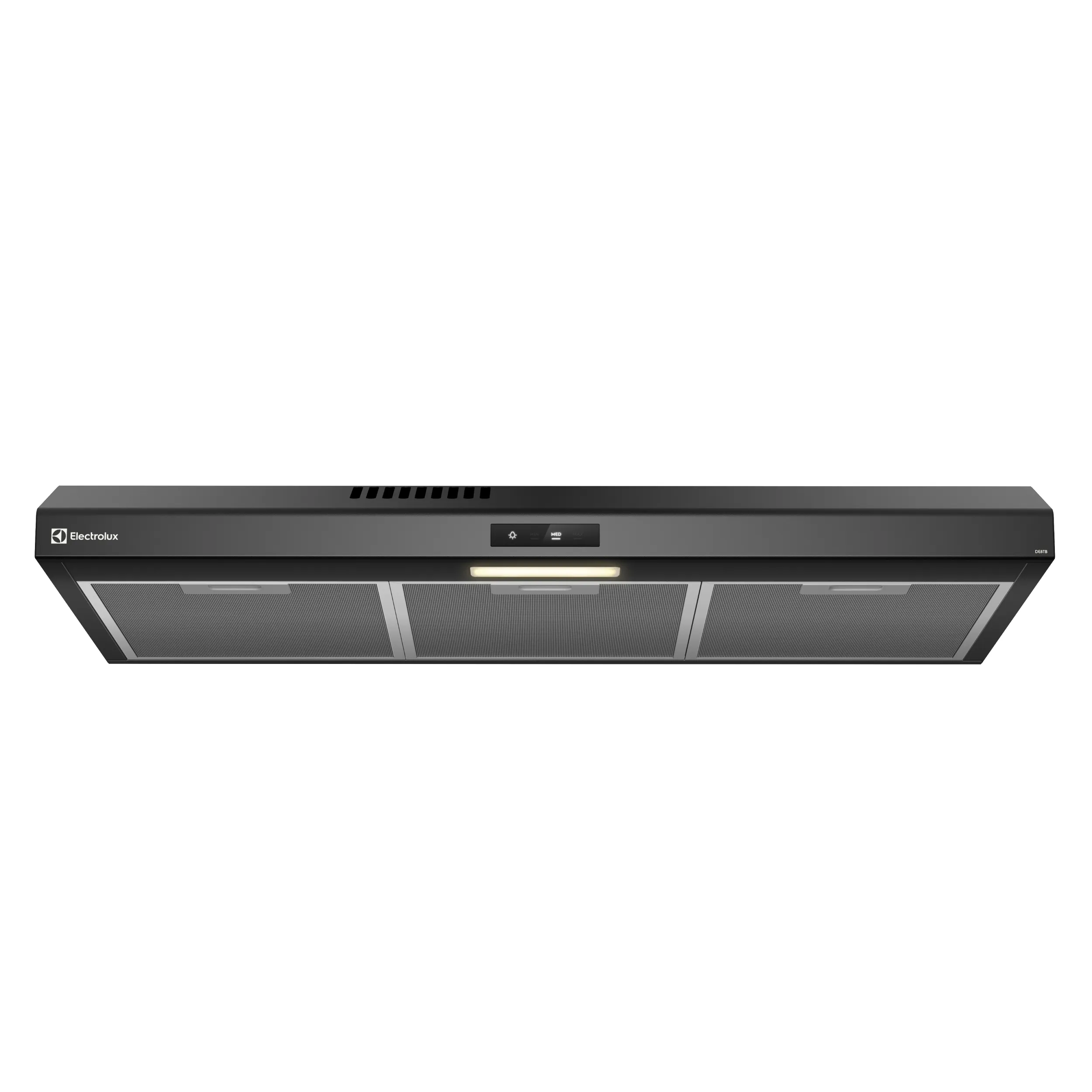 Depurador de Ar Electrolux 80cm Preto Alto Poder de Sucção, Painel Touch e Luz LED (DE8TB)