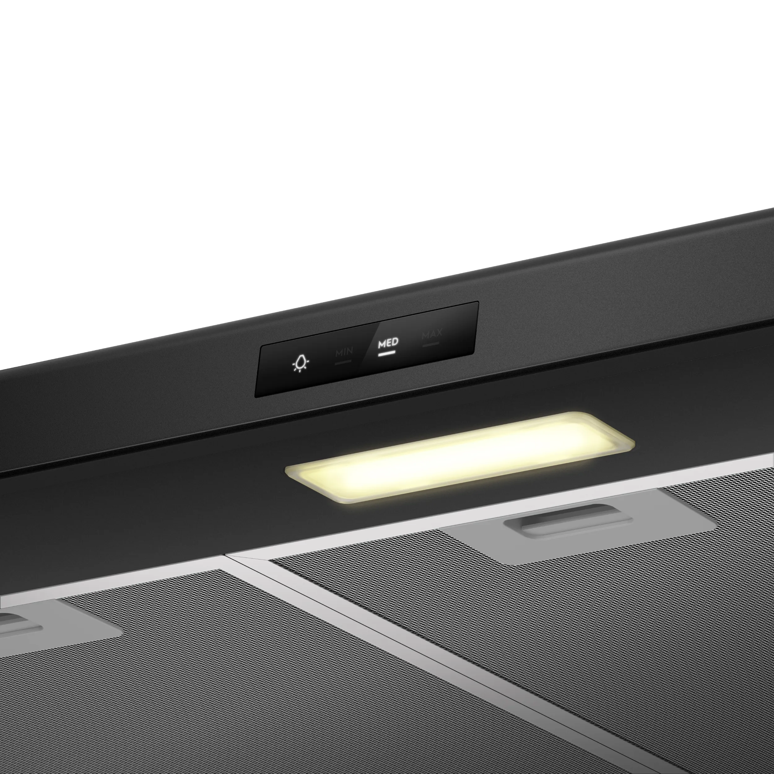 Depurador de Ar Electrolux 80cm Preto Alto Poder de Sucção, Painel Touch e Luz LED (DE8TB)