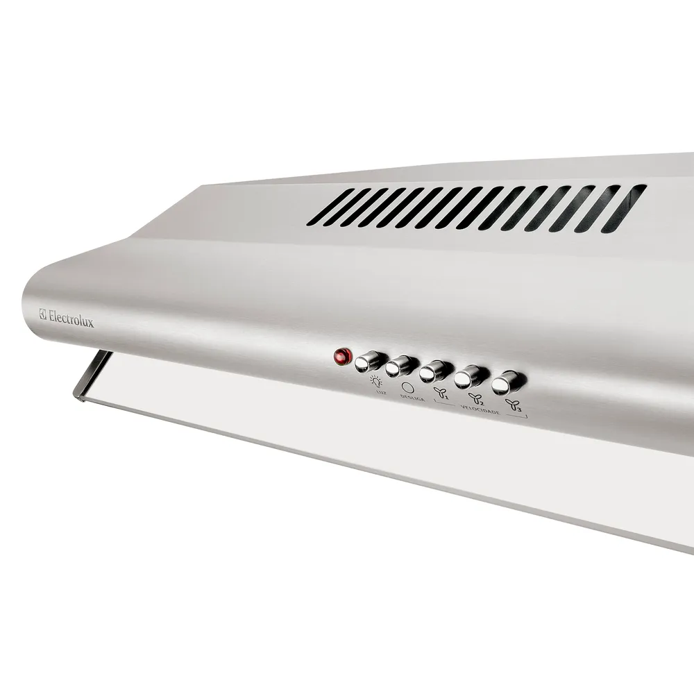 Depurador de Ar Parede Electrolux 60cm Inox com Filtro Lavável e Máscara Captadora de Ar (DE60X)