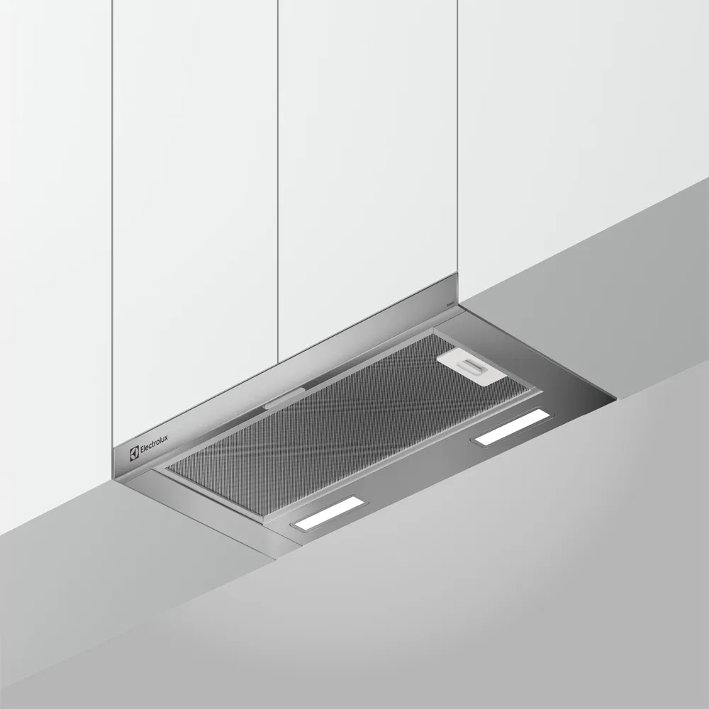 Depurador de Ar Electrolux 60cm Retrátil Inox Efficient com Luz de Led (DE6RX)