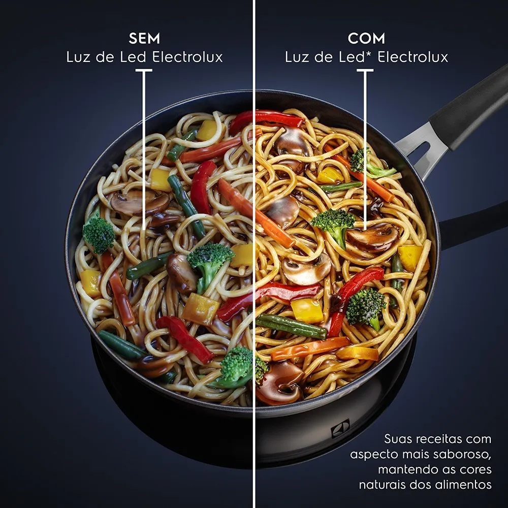 Coifa de Parede Electrolux 90cm de Vidro Efficient com Luz de Led (CE9VX)