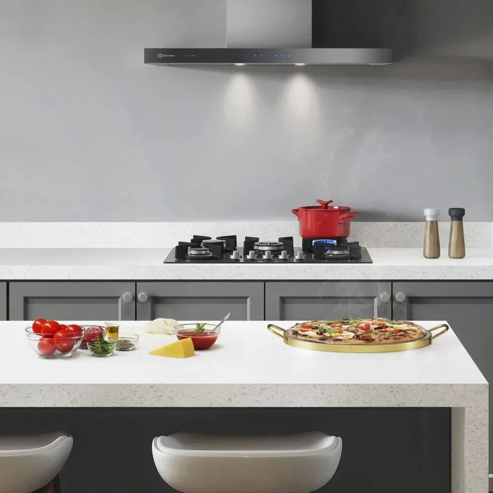 Coifa de Parede Electrolux 90cm Inox Home Pro com Painel frontal de Vidro Espelhado (90CTU)