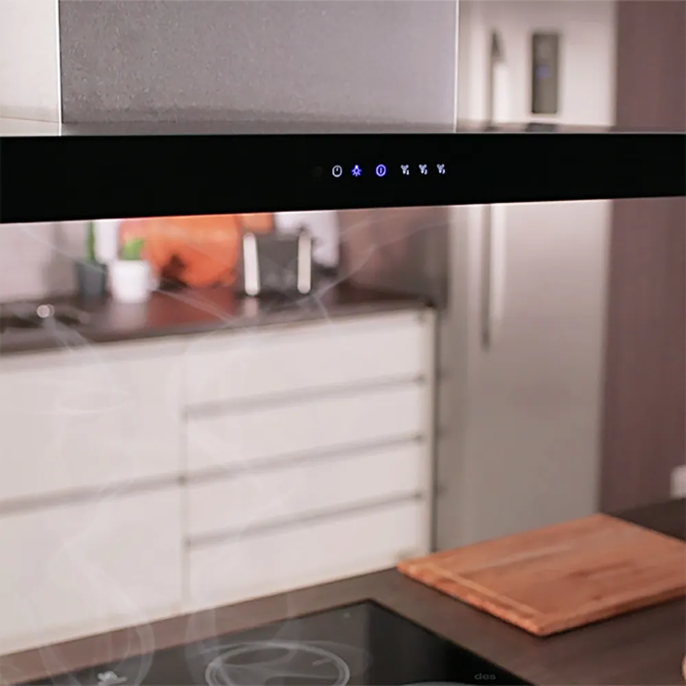 Coifa de Ilha Electrolux 90cm Inox com Painel Blue Touch Inox e Timer com Desligamento Automático (90CIT)