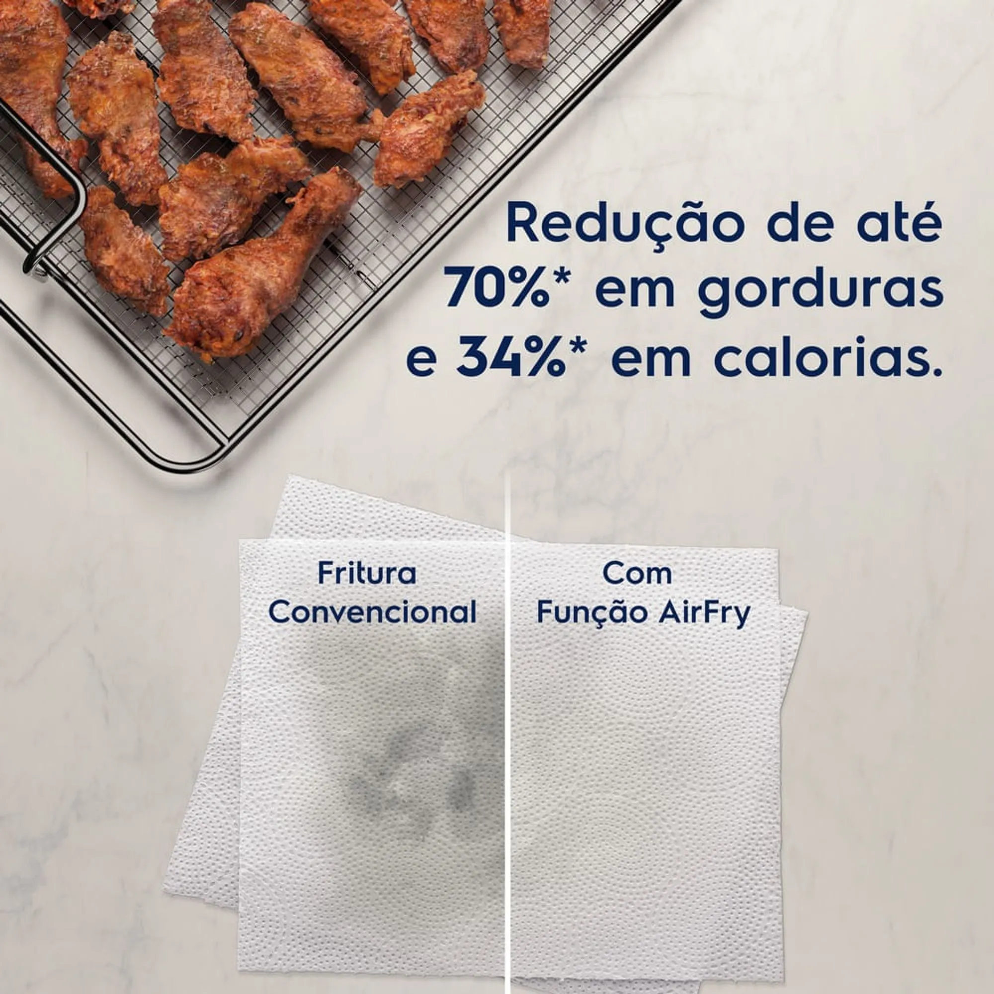 Forno de Embutir Elétrico Electrolux 50L Experience Air Fryer, PerfectCook360 e Painel Touch (OE5EA)
