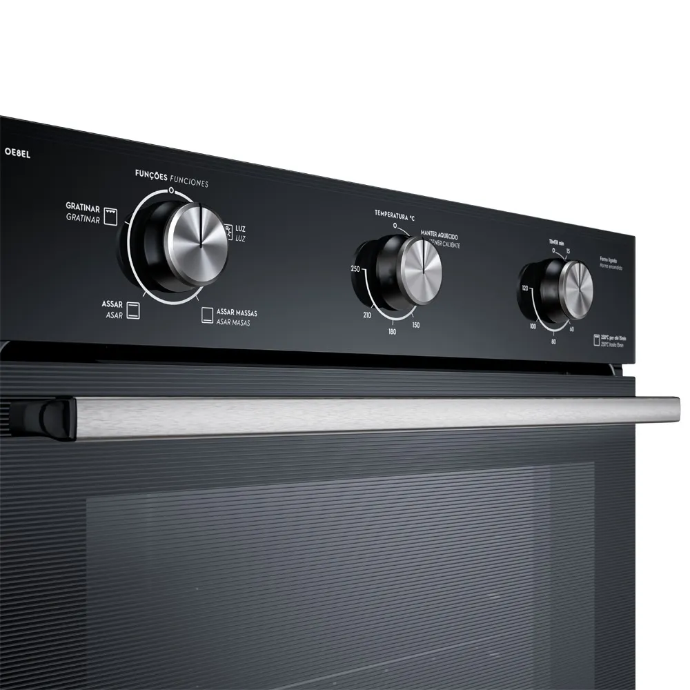 Forno de Embutir Elétrico Electrolux 80L Efficient com PerfectCook (OE8EL)