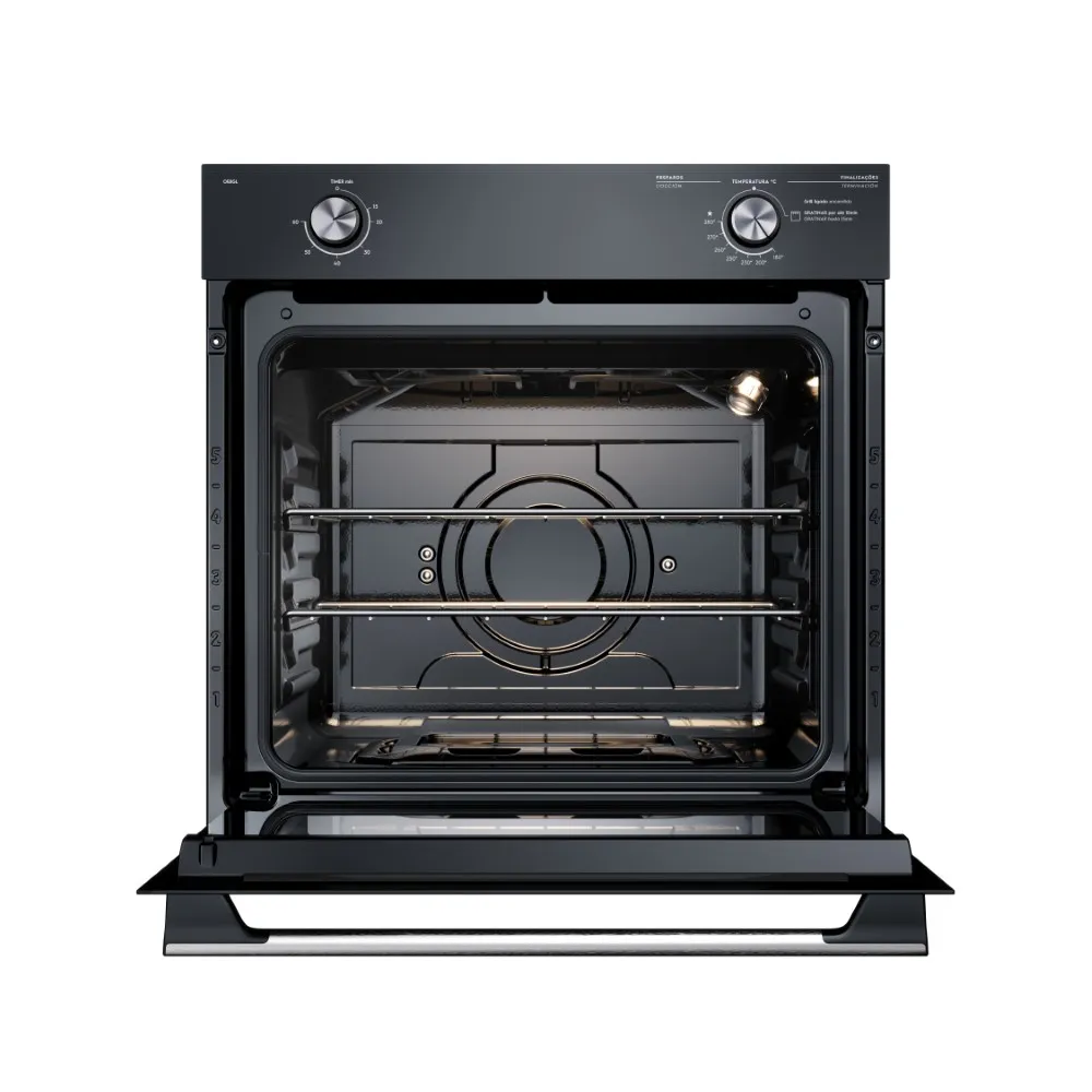 Forno de Embutir a Gás Electrolux 80L Efficient com PerfectCook (OE8GL)
