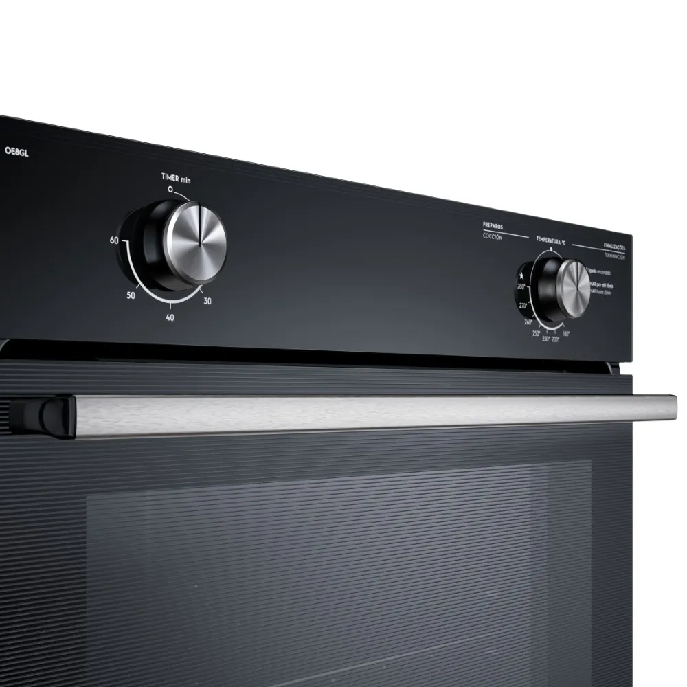 Forno de Embutir a Gás Electrolux 80L Efficient com PerfectCook (OE8GL)