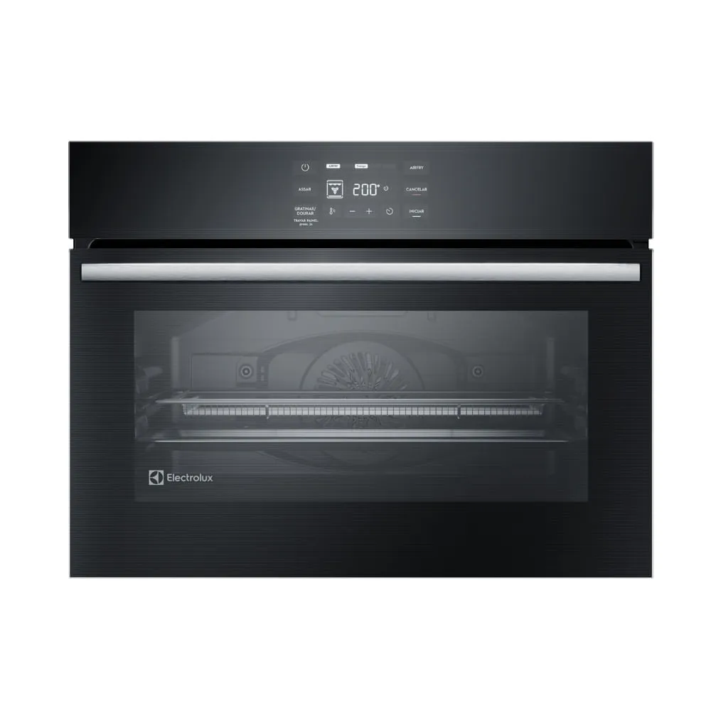 Kit Cooktop 4 Bocas a Gás Efficient (KE4GR) + Forno de Embutir Elétrico 50L Experience (OE5EA) Electrolux