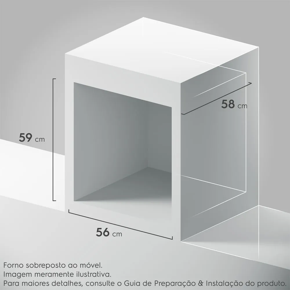 Forno de Embutir Electrolux Elétrico 80L Experience com FoodSensor Preto (OE8EF)