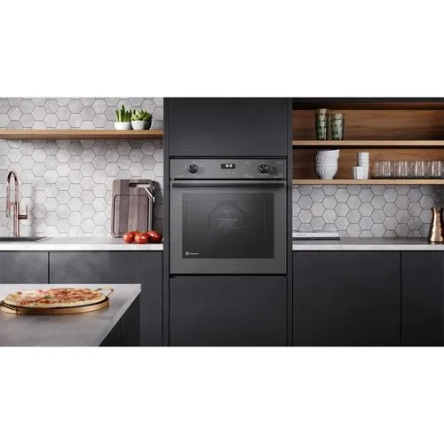 Forno de Embutir Electrolux a Gás 80L Experience com FoodSensor Cinza (OE8GF)