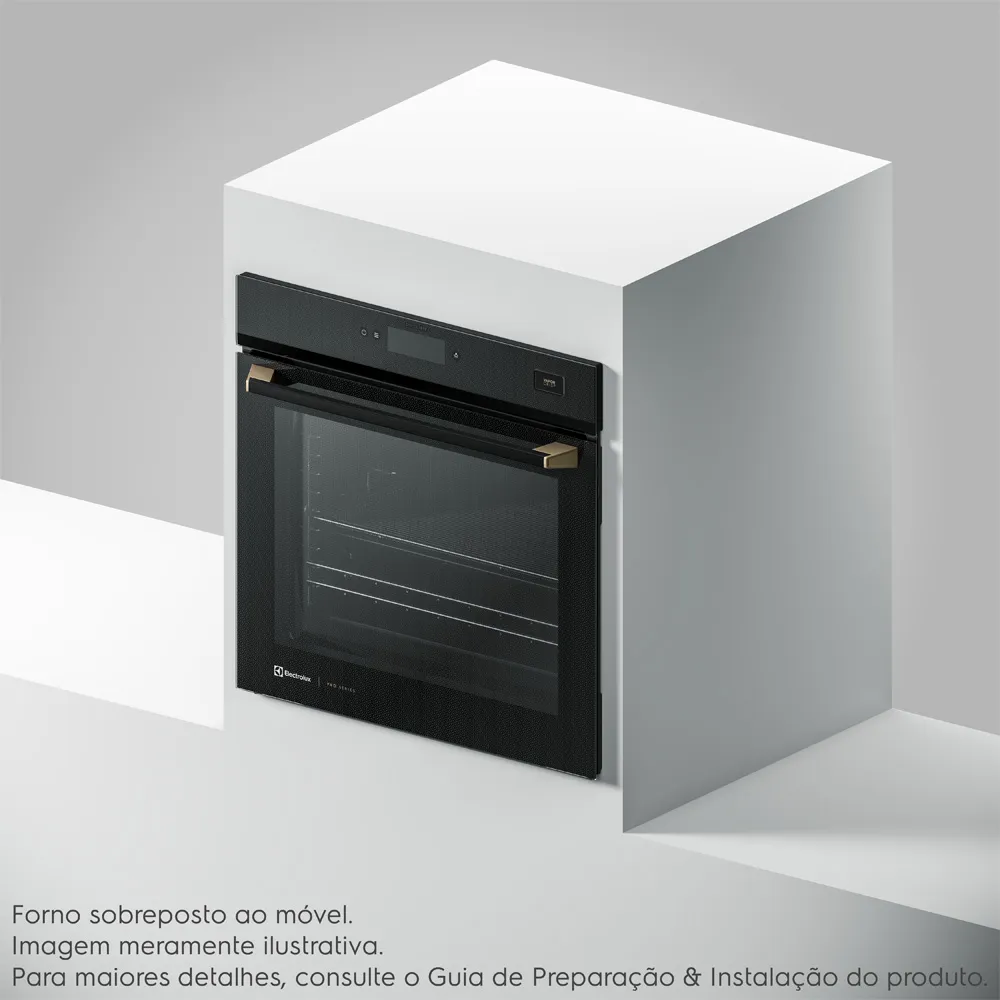 Forno de Embutir Elétrico Electrolux 80L Expert Pro Series com VaporCrisp e Wi-fi (OE9XB)