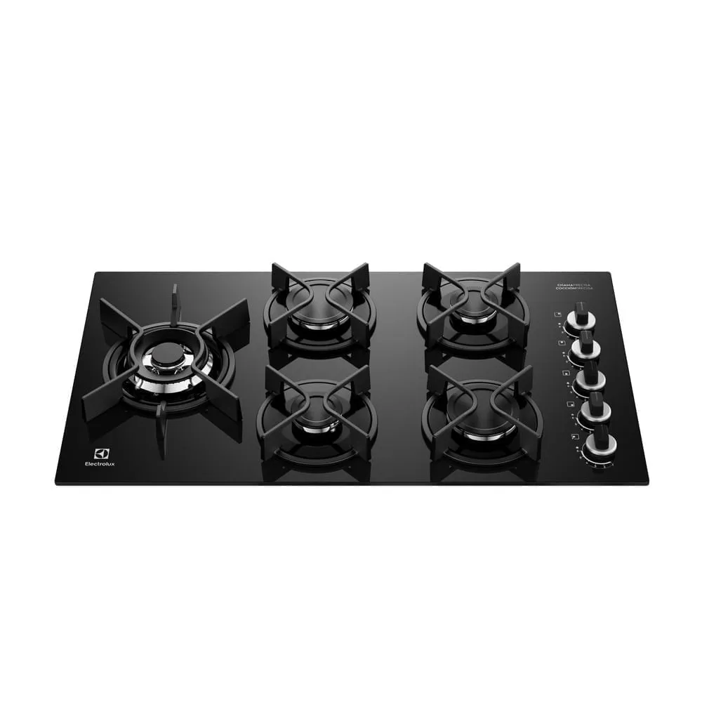Kit Cooktop 5 Bocas a Gás Expert (KE5GW) + Forno de Embutir Elétrico 80L Expert (OE8EW) Electrolux