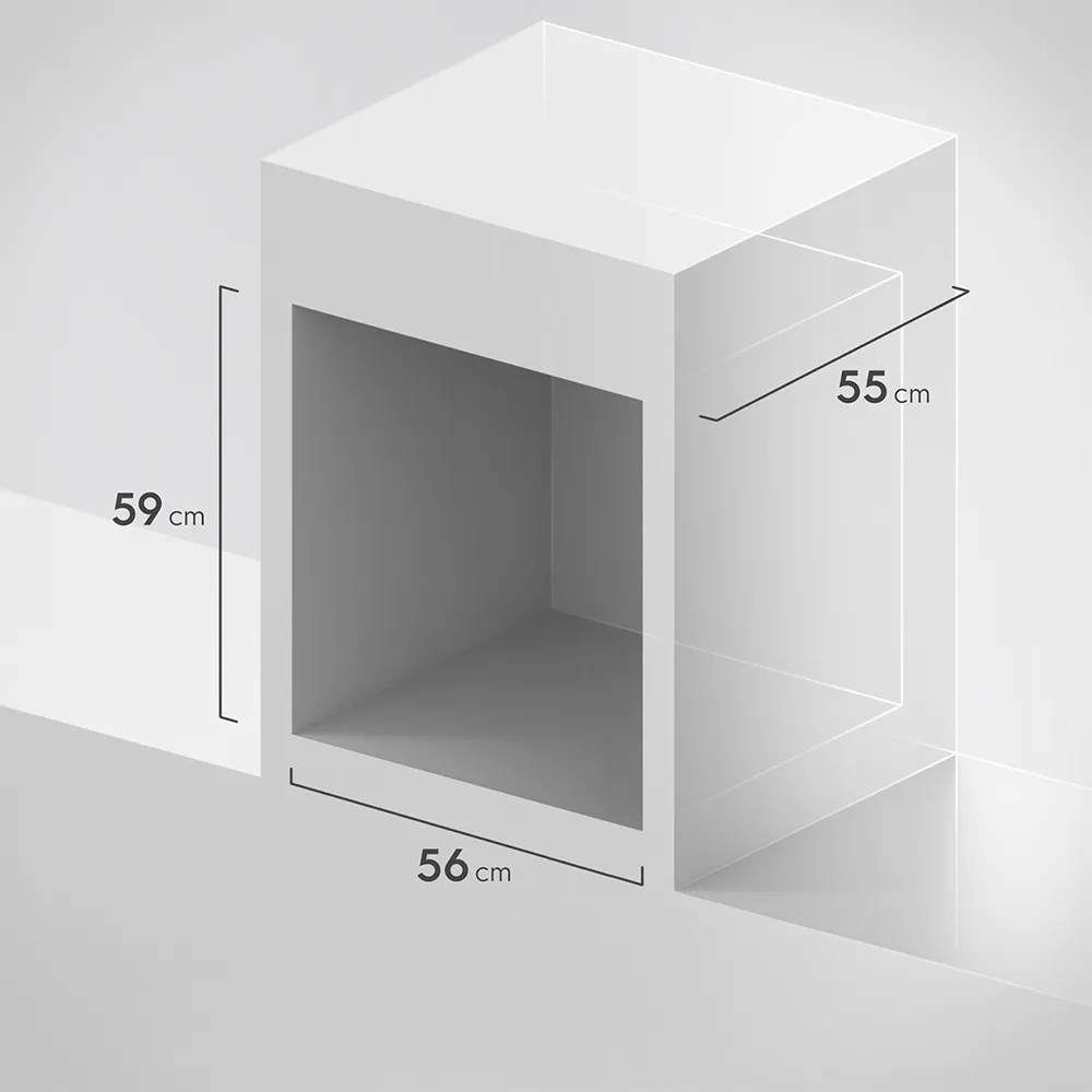 Forno de Embutir Electrolux Elétrico 72L a Vapor com FoodSensor Preto (OE8ES)