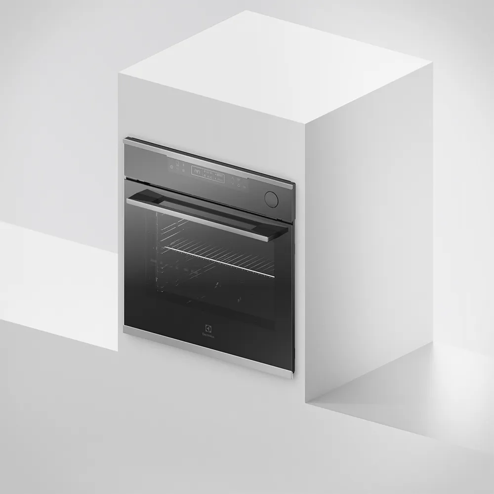Forno de Embutir Electrolux Elétrico 72L a Vapor com FoodSensor Preto (OE8ES)