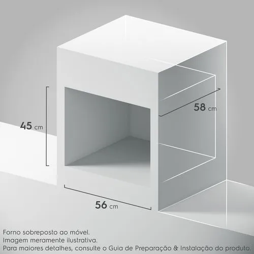 Forno de Embutir Electrolux Elétrico 50L Efficient com PerfectCook360 Preto (OE4EH)