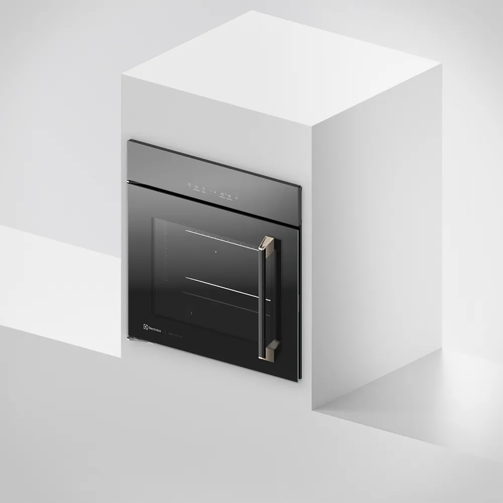 Forno de Embutir Electrolux Elétrico 80L Pro Series com Grill Preto (OE9VT)