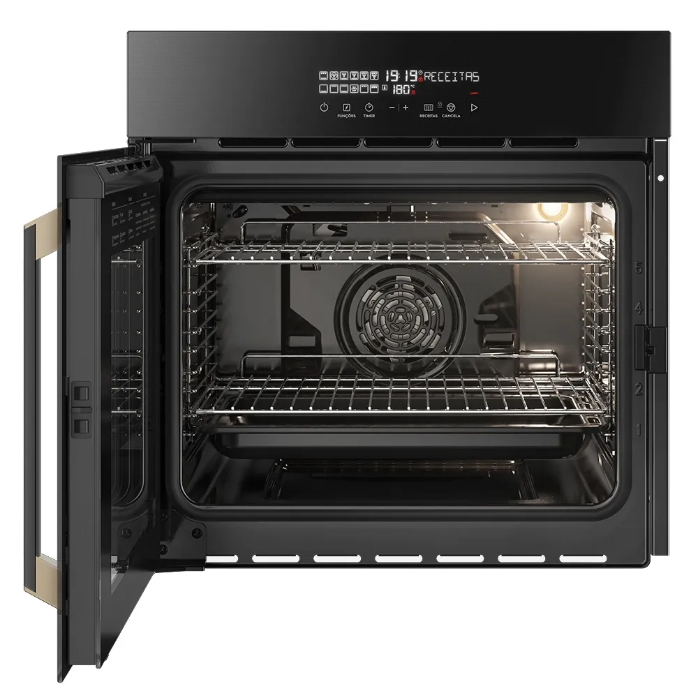 Forno de Embutir Electrolux Elétrico 80L Pro Series com Grill Preto (OE9VT)