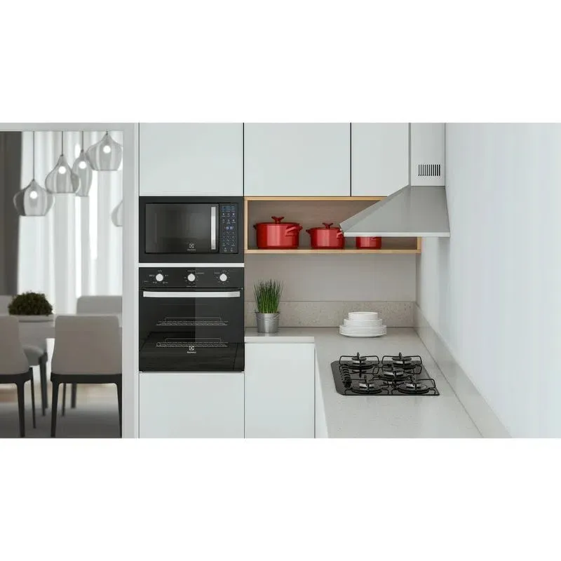 Forno de Embutir Electrolux Elétrico 59L com Timer Preto (OE60M)