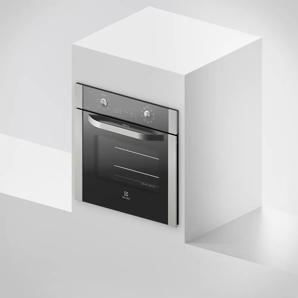 Forno de Embutir Electrolux Elétrico 80L com Grill e Convecção Inox (OE8DX)