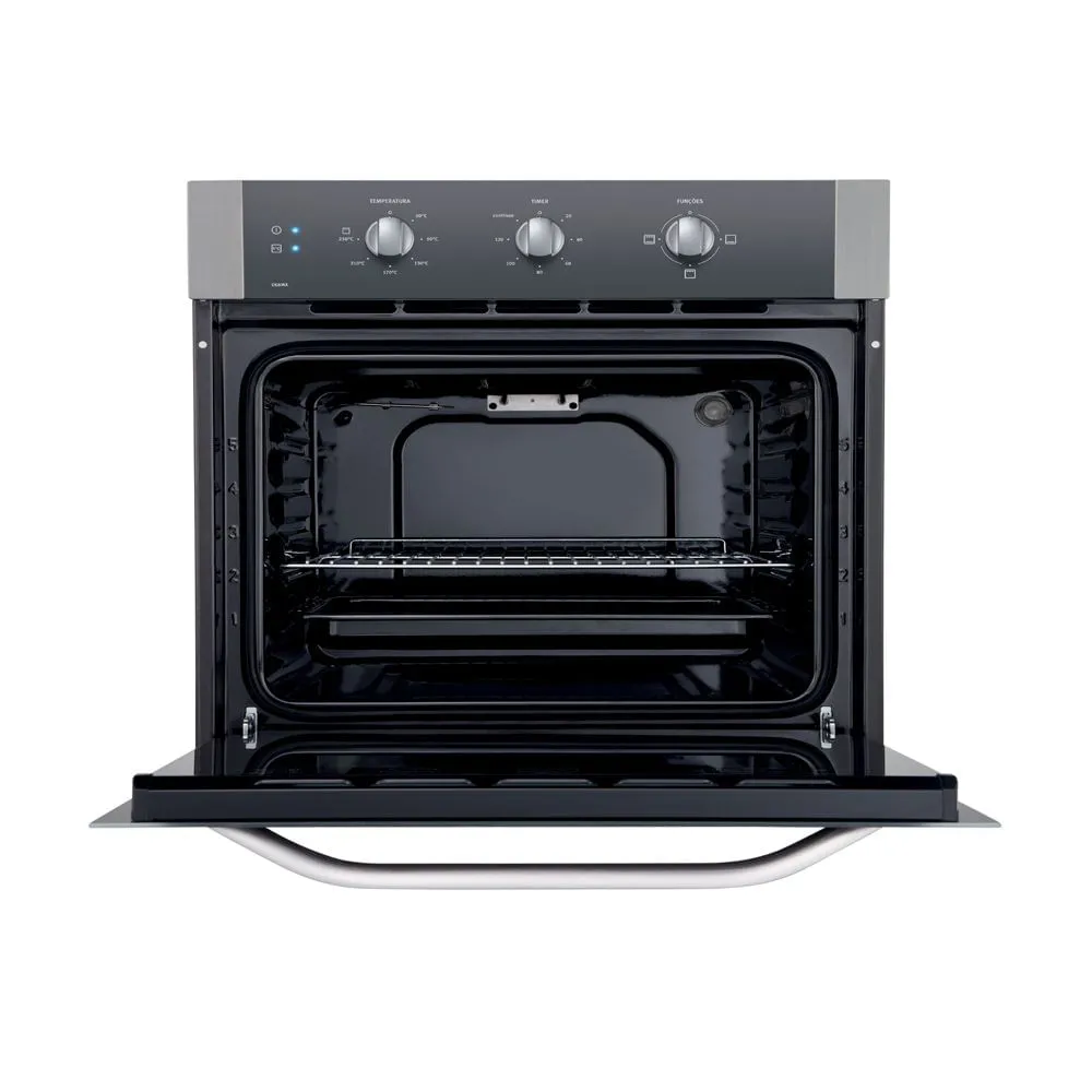 Forno de Embutir Electrolux Elétrico 80L com Grill Inox (OE8MX)