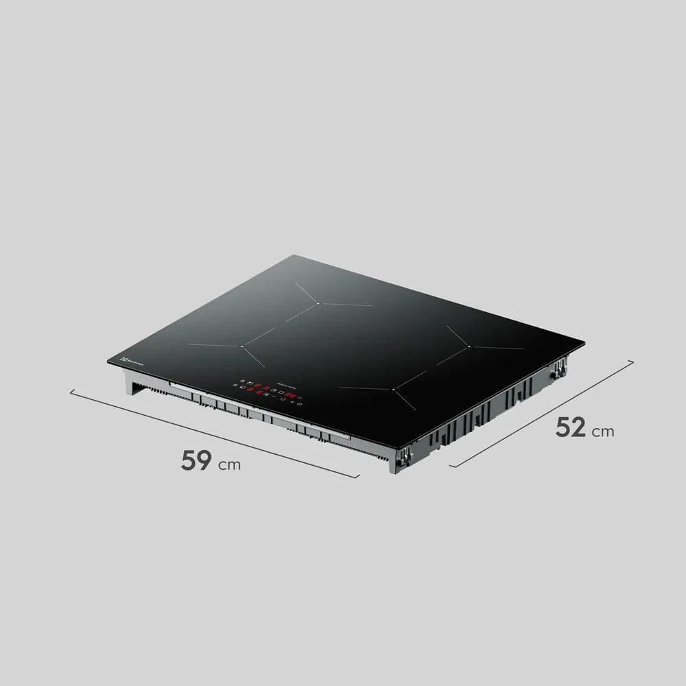 Cooktop 4 Bocas de Indução Electrolux Efficient (IE4TW)