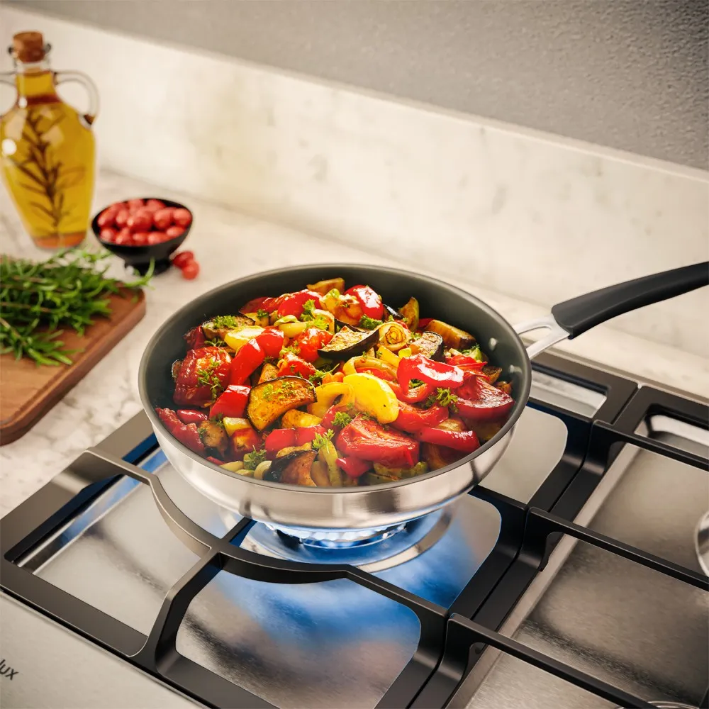 Cooktop 5 Bocas Electrolux à Gás Experience Inox Semi Profissional (KE9DX)