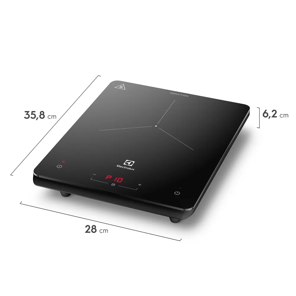 Cooktop 1 Boca de Indução Electrolux Portátil com Timer (IE3TP)