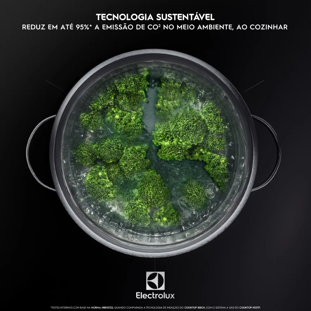 Cooktop de Indução 2 em 1 com Coifa Integrada Electrolux Expert (IE8CH)