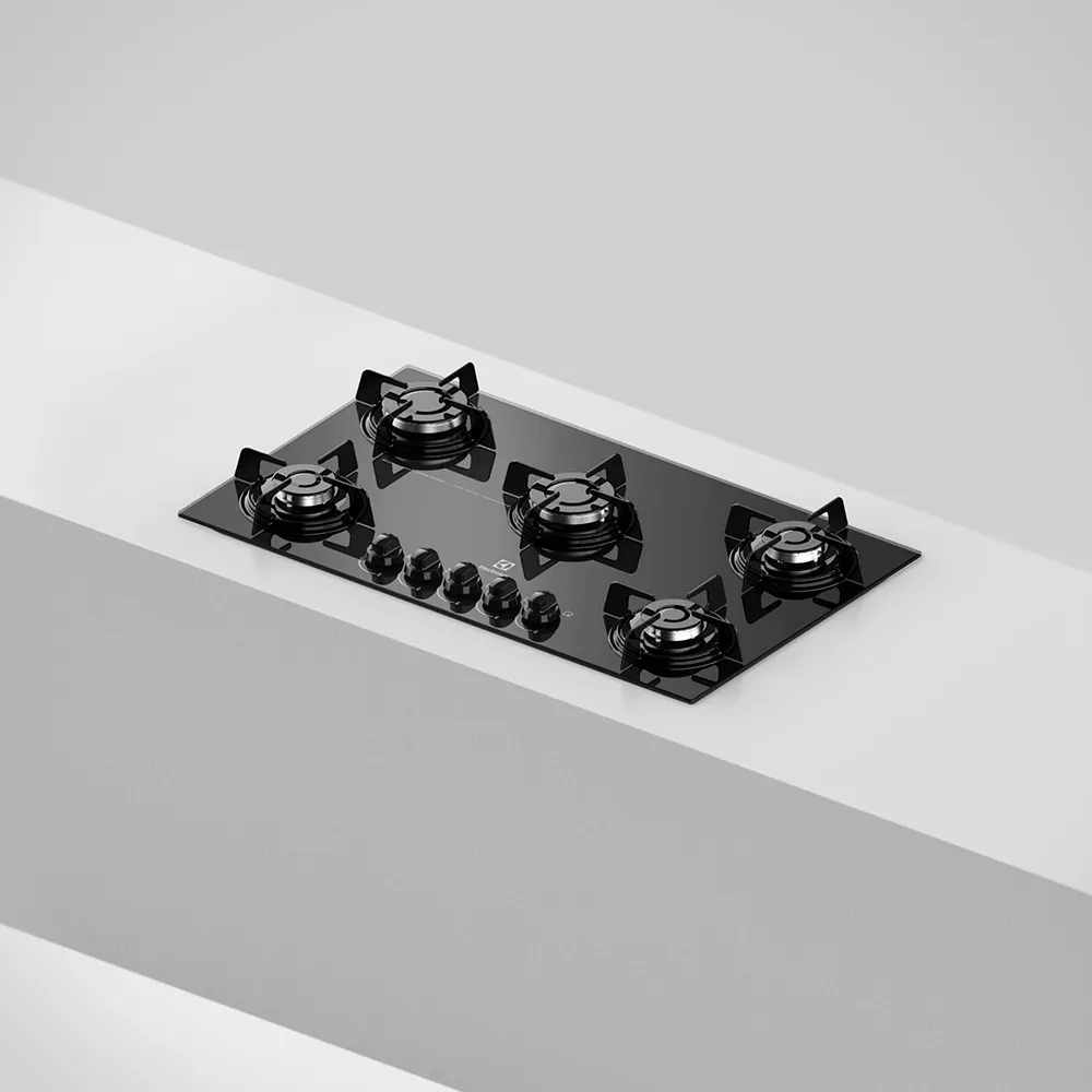 Cooktop 5 Bocas Electrolux a Gás com Acendimento Automático (KE5GP)
