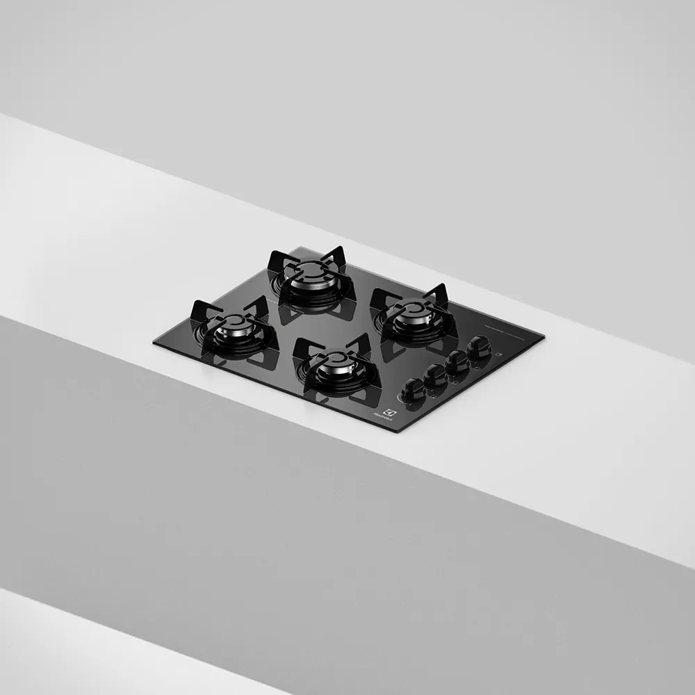 Cooktop 4 Bocas Electrolux a Gás com Acendimento Automático (KE4GP)