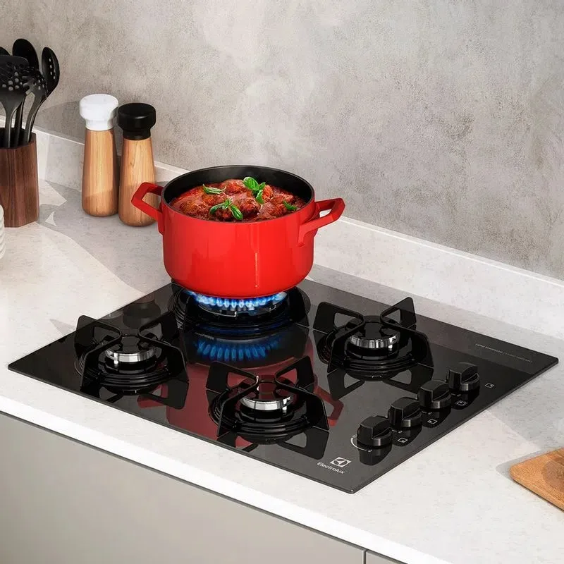 Cooktop 4 Bocas Electrolux a Gás com Tripla Chama (KE4TP)