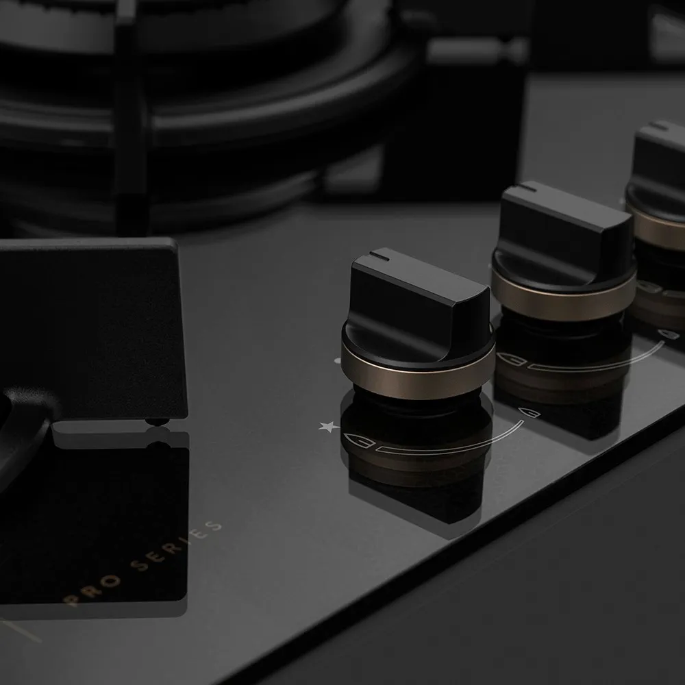 Cooktop 5 Bocas Electrolux a Gás com Tripla Chama e Grades de Ferro Fundido Pro Series (GV75P)