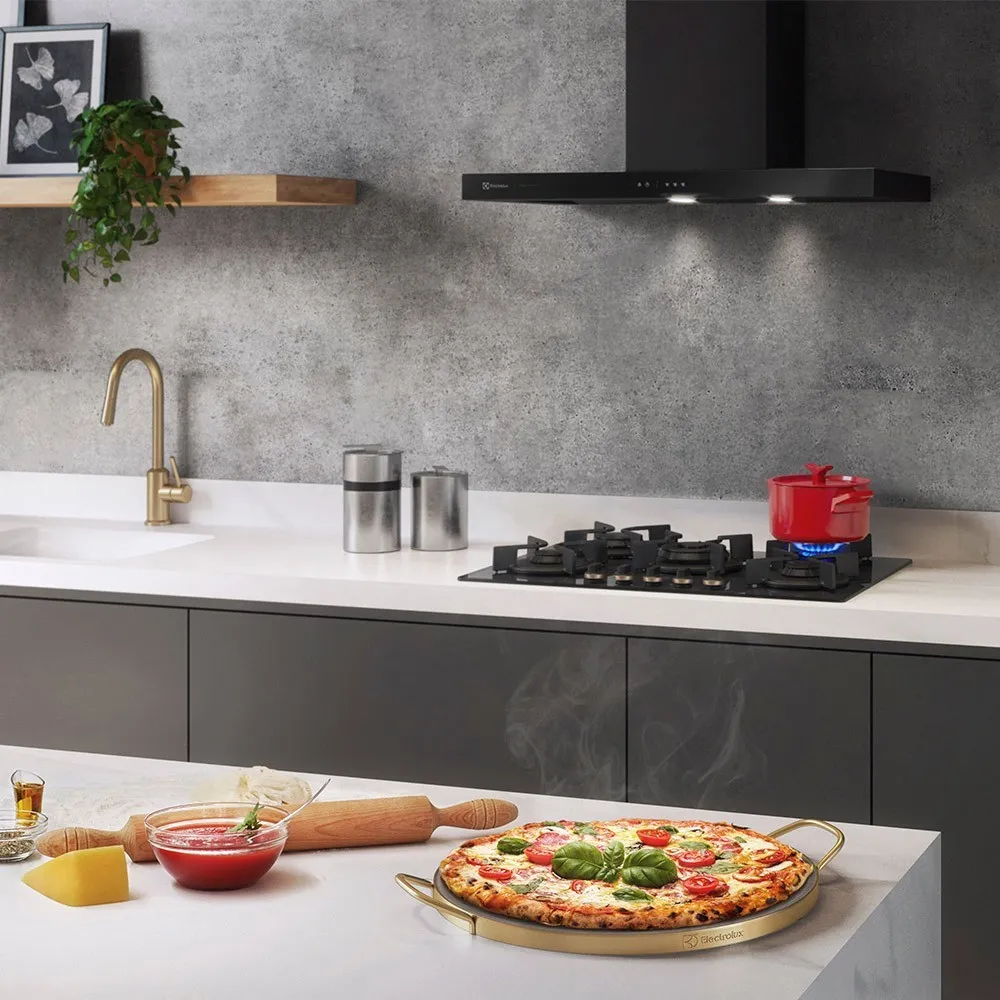 Cooktop 5 Bocas Electrolux a Gás com Tripla Chama e Grades de Ferro Fundido Pro Series (GV75P)