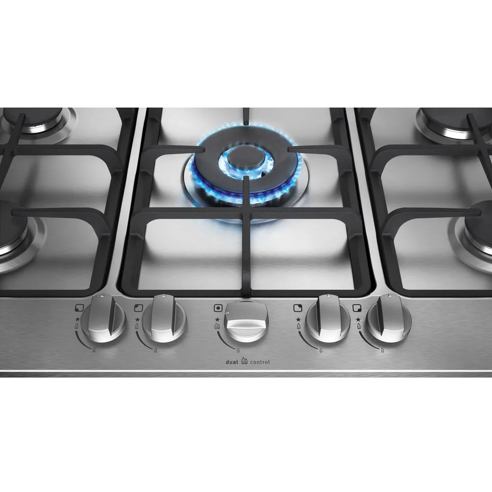 Cooktop 5 Bocas Electrolux a Gás Inox com Acentimento Automático Home Pro (GF90X)