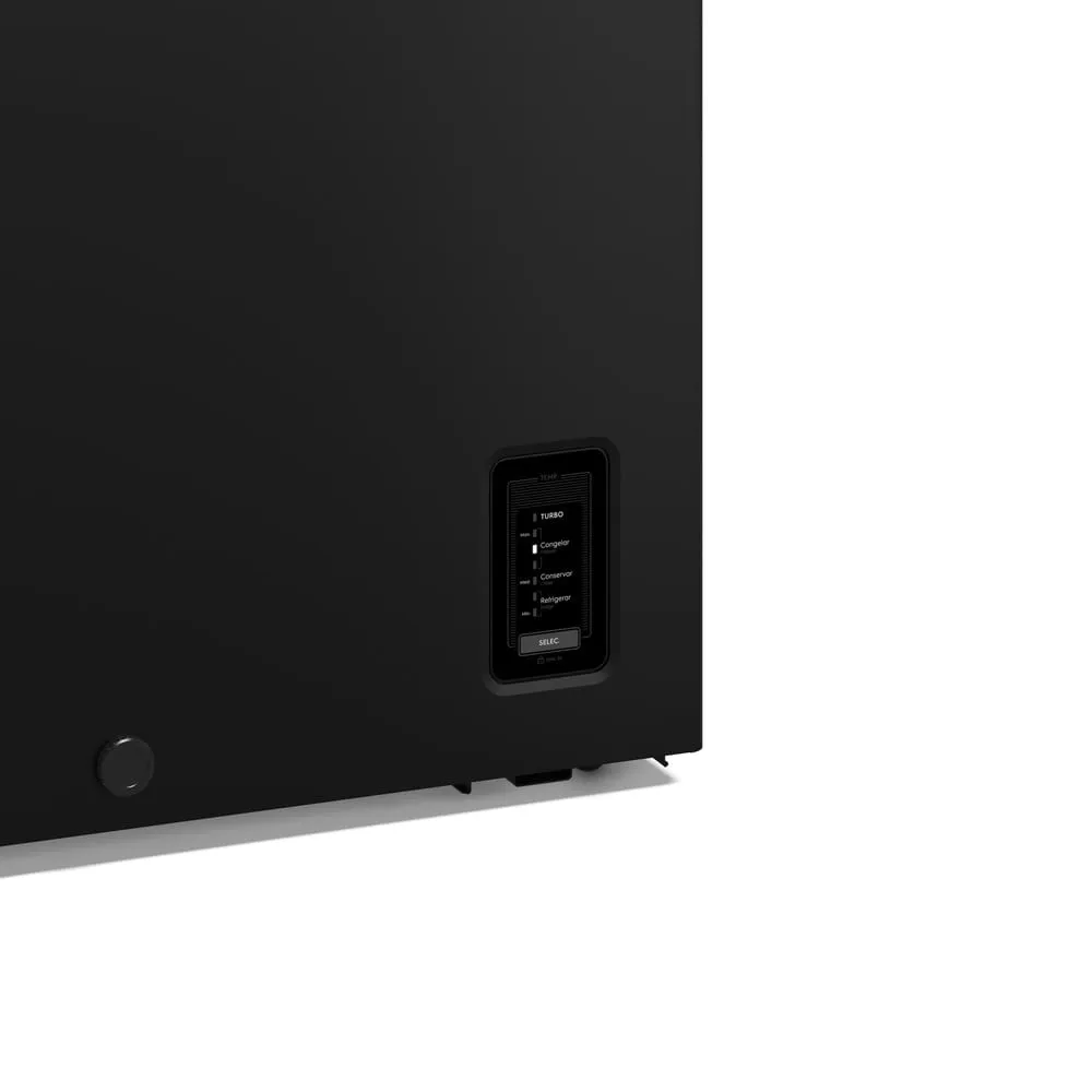 Freezer Horizontal Electrolux 95L Inverter Bivolt Uma Porta Preto (HB10B)