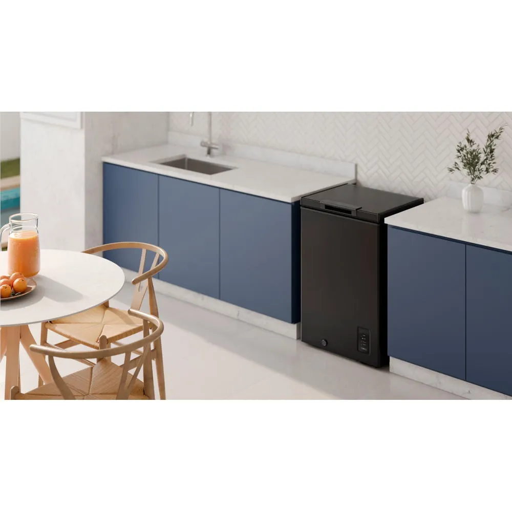 Freezer Horizontal Electrolux 95L Inverter Bivolt Uma Porta Preto (HB10B)