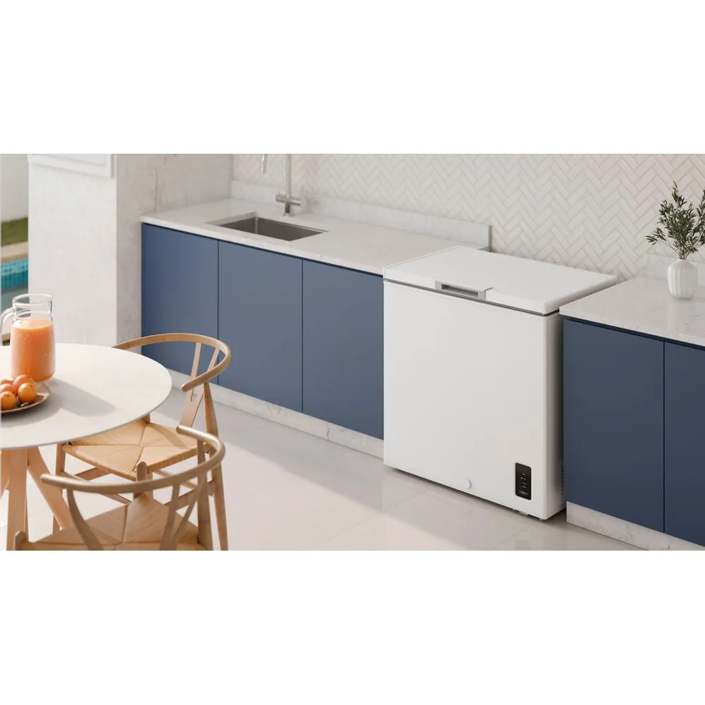 Freezer Horizontal Electrolux 197L Inverter Bivolt Uma Porta Branco (HB200)